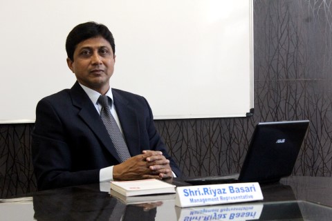 IBMR Executive Director. Shri Riyaz Basari